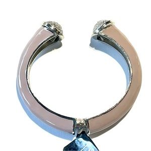 NWT INC Lavender and Rhinestone Hinge Bracelet